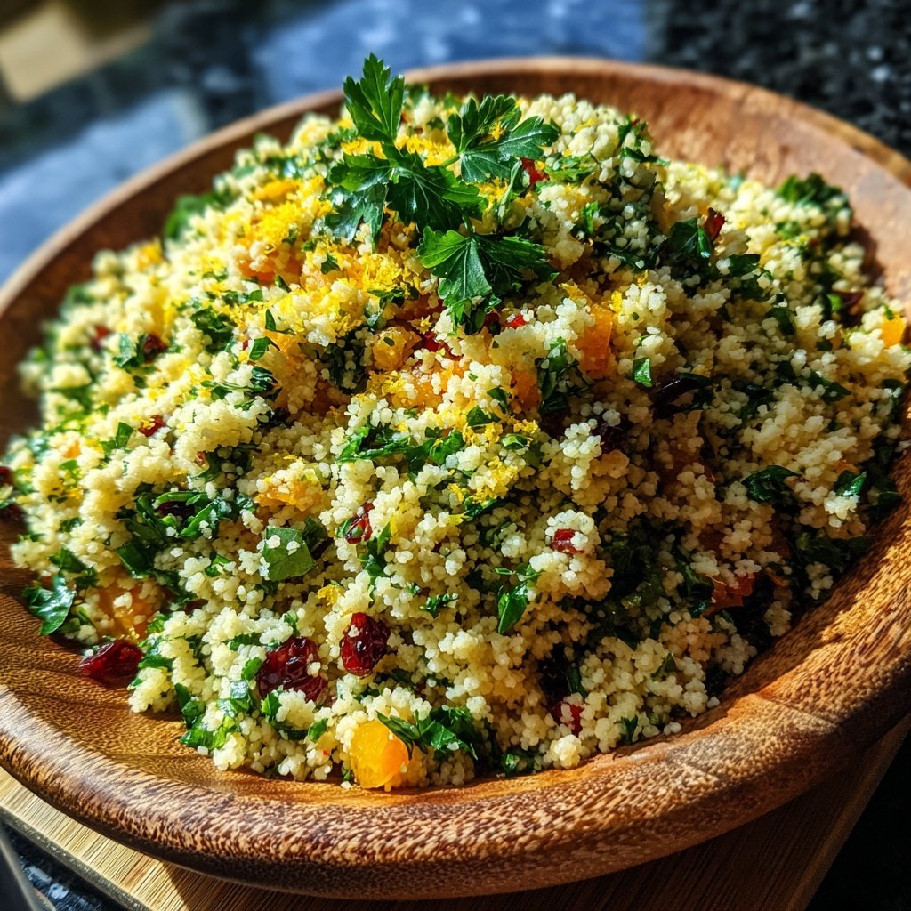 Kräuter-Zitronen-Couscous-Salat