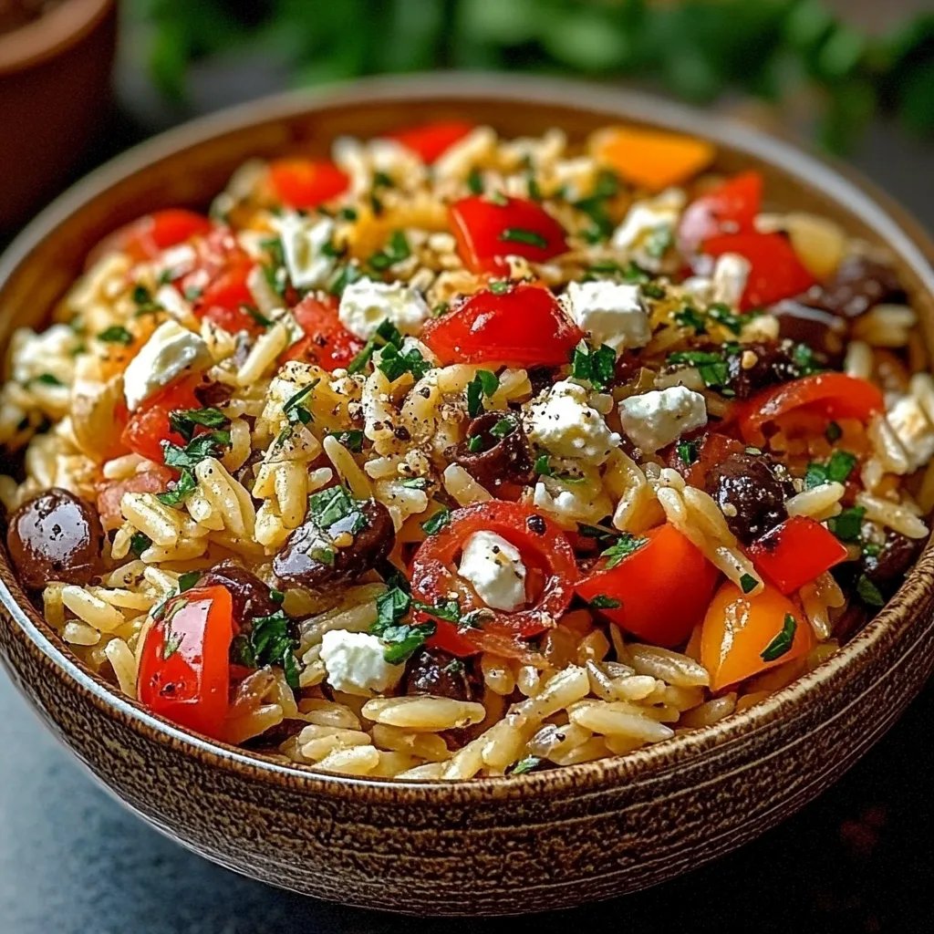 Mediterraner Orzo-Salat: Ein Unglaubliches Ultimatives Rezept, das Du Lieben Wirst!