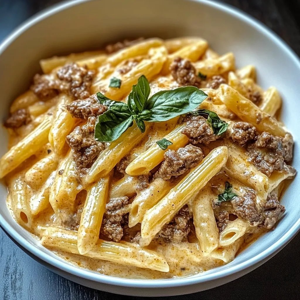 Creamy High-Protein Beef Pasta: Ein Unglaubliches Ultimatives Rezept für 8 Personen