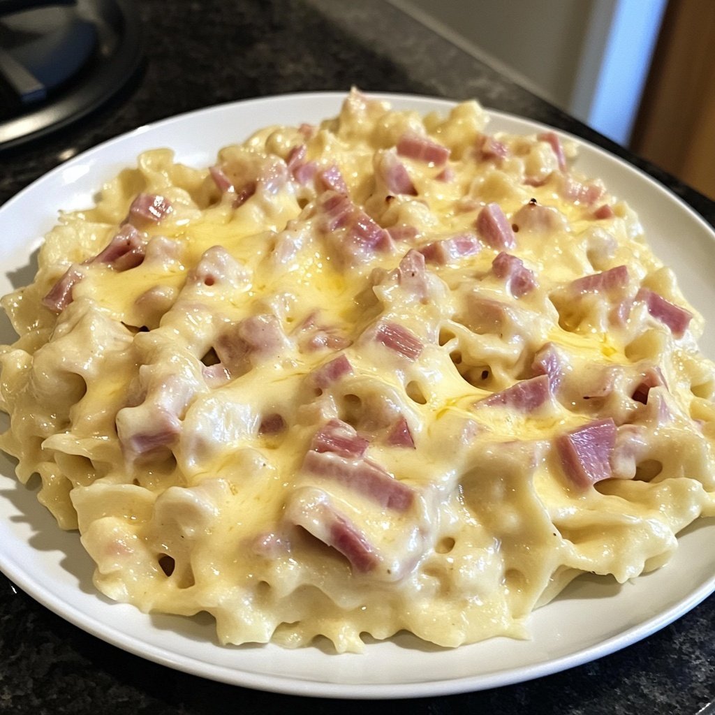 Käse-Schinken-Sahne Spätzle