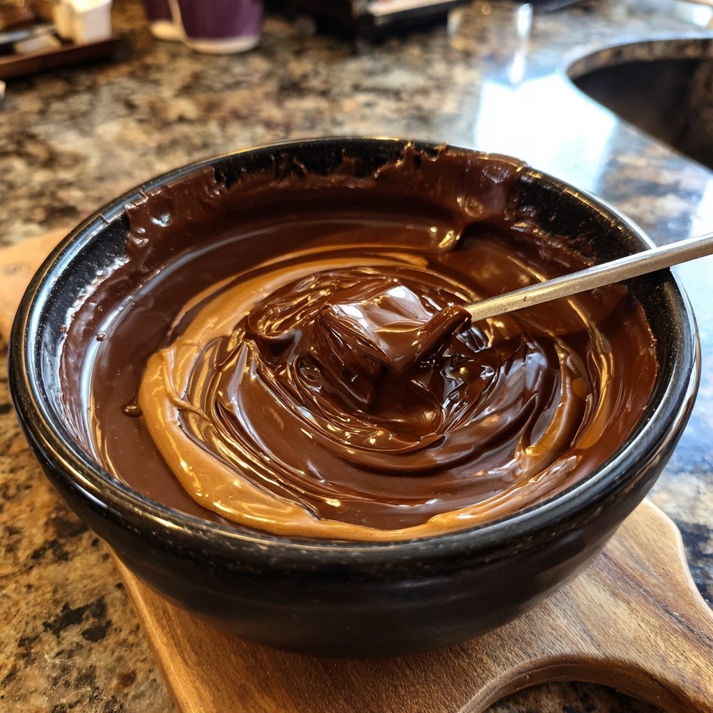 Schokoladen Haselnuss Fondue Fantasie