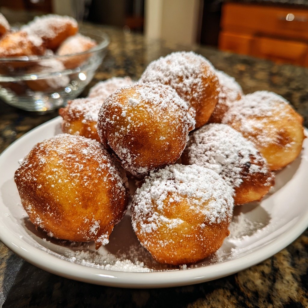 Beignets aus der Heißluftfritteuse