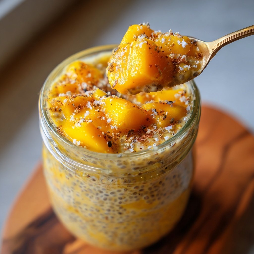 Mango Kokos Chia Pudding