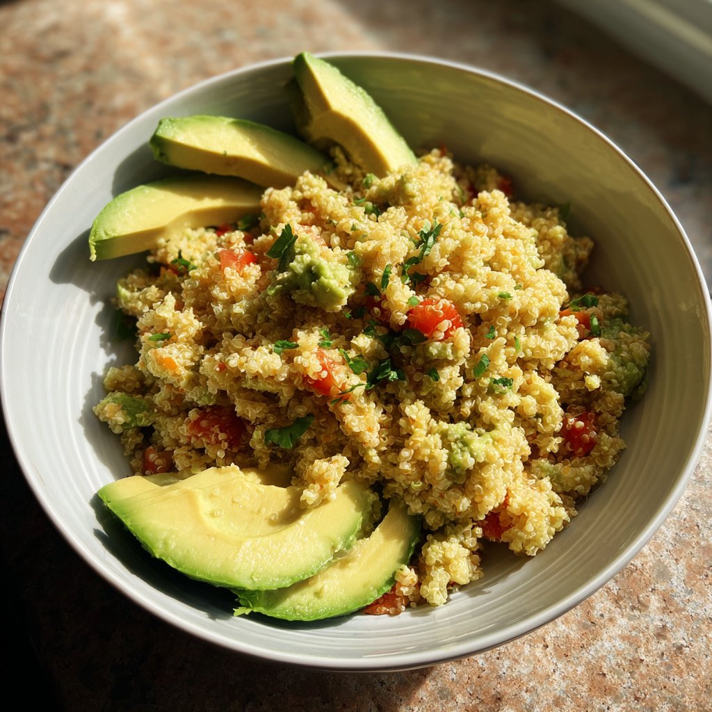 Cremige Avocado-Quinoa-Delikatesse