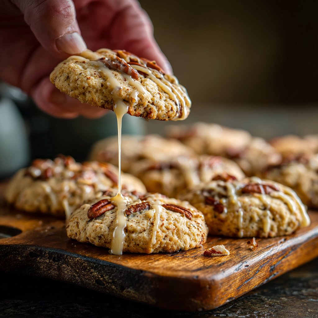 Ahorn-Pekan-Frühlingskekse