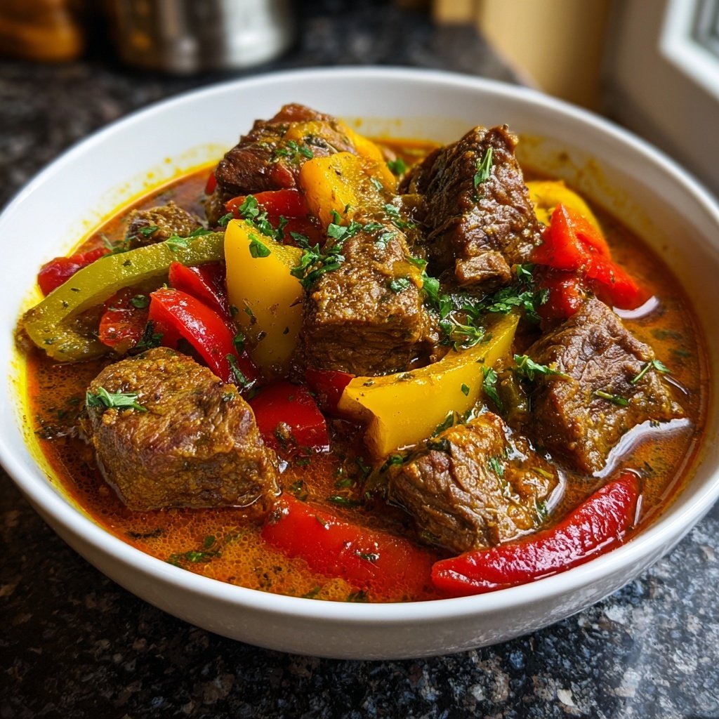 Schmelzend Zartes Topfgulasch Rindfleisch