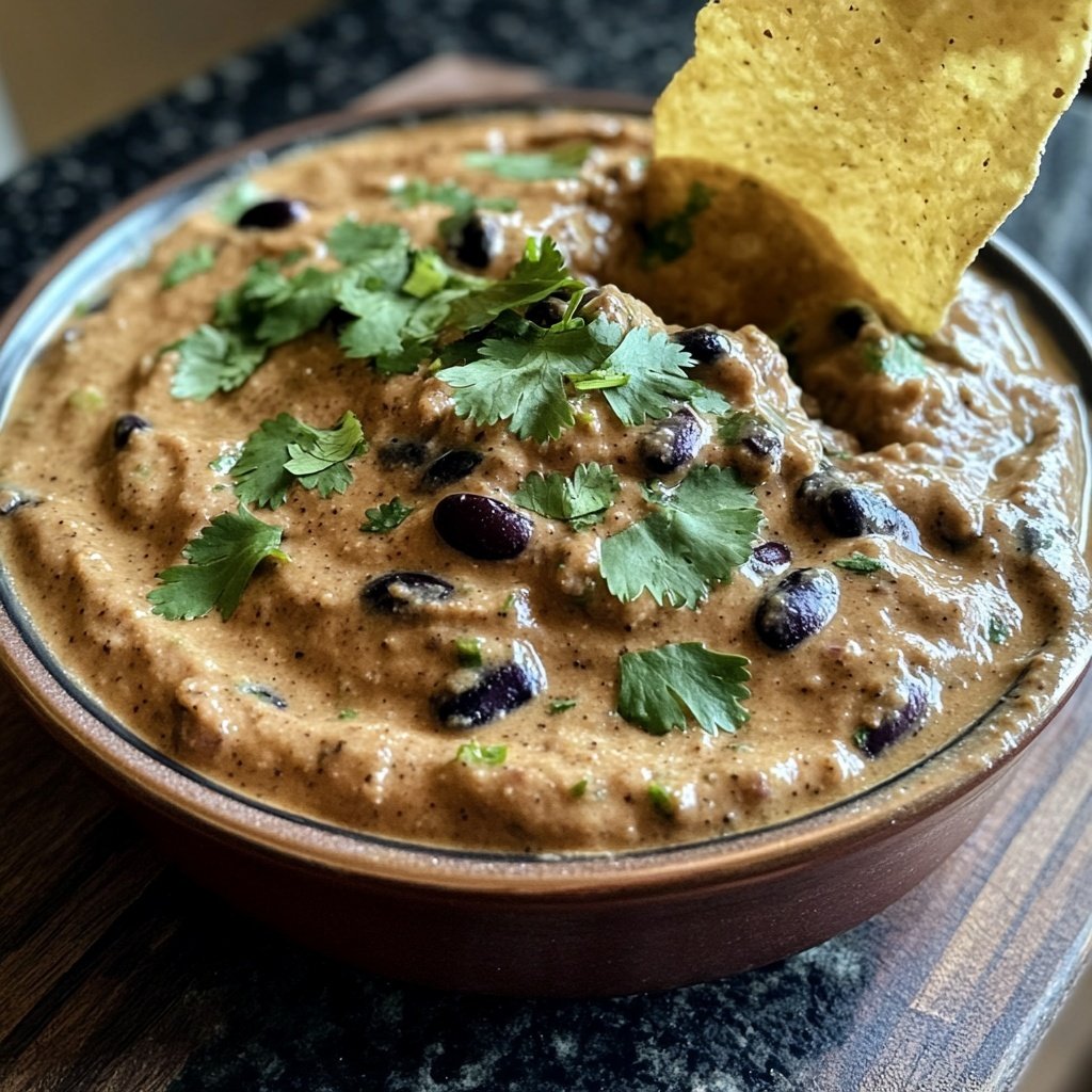 Fünf Minuten Bohnen Dip