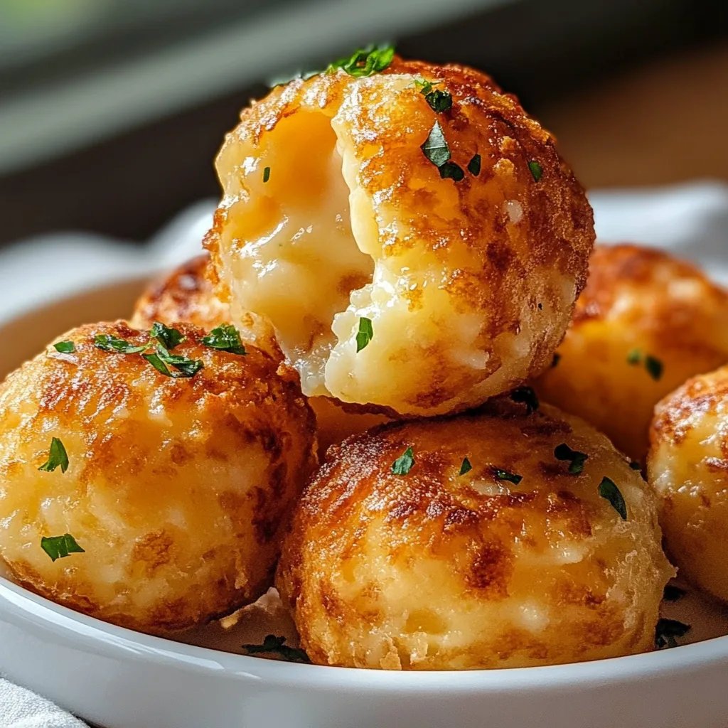 Mashed Potato Cheese Puffs