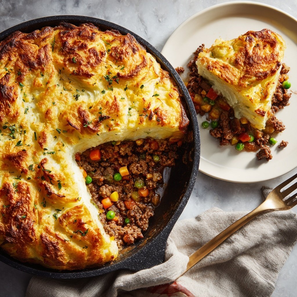 Würziges Shepherd's Pie mit Hackfleisch