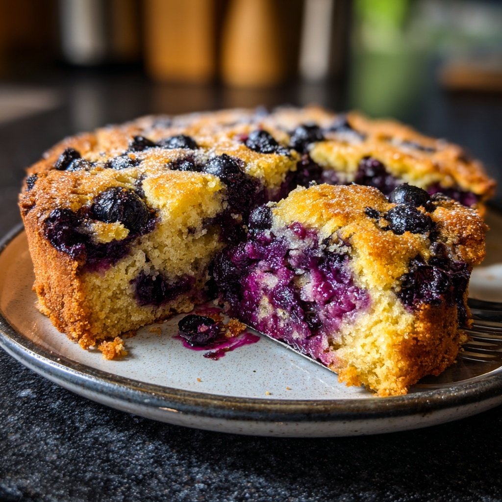 Blaubeeren Zitrone Sauerteig mit Ingwer Snap