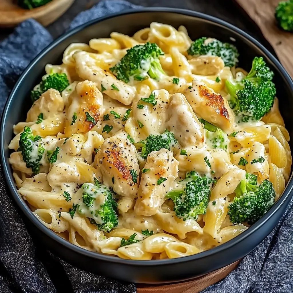 Cremige Hähnchen-Brokkoli-Pasta: Ein Unglaubliches Ultimatives Rezept für 4 Personen