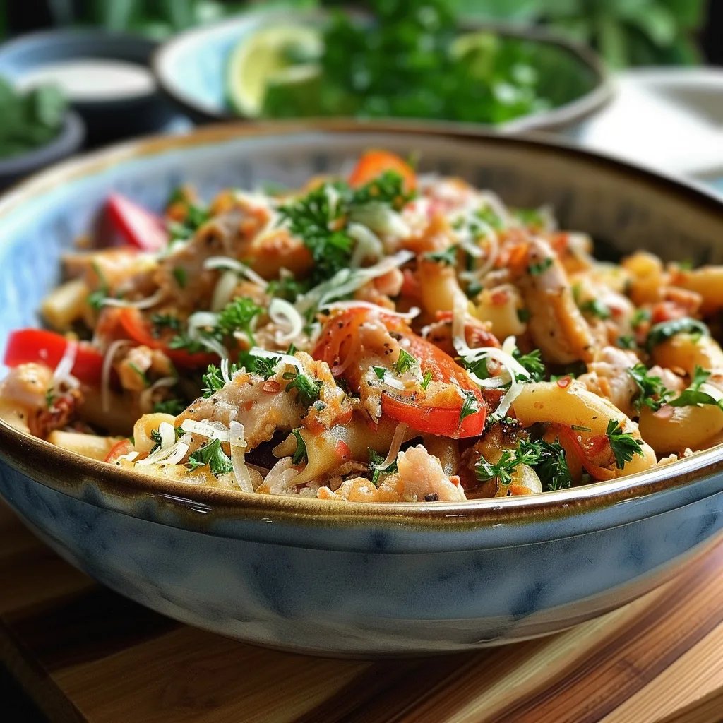 Leckerer Nudelauflauf mit Thunfisch