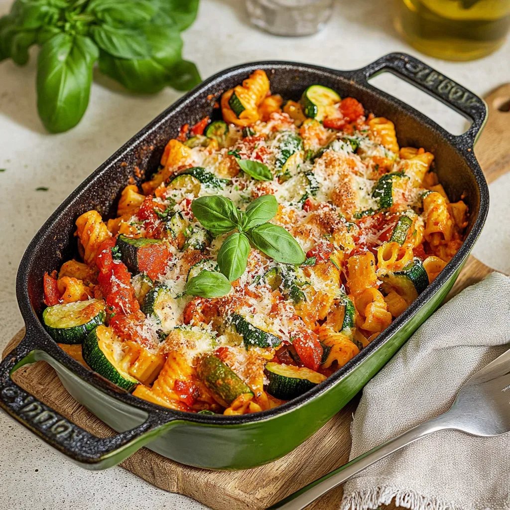 Zucchini Paprika Auflauf – Unglaublich einfach und schnell