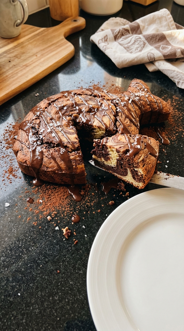 Schoko Swirl Kuchen Fisch Sternzeichen