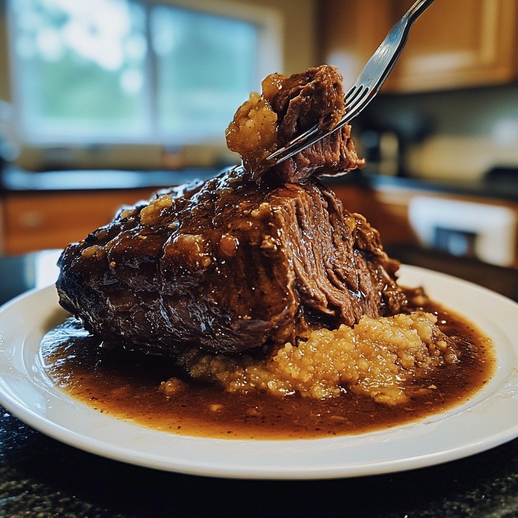 Sauerbraten mit Rotkohl
