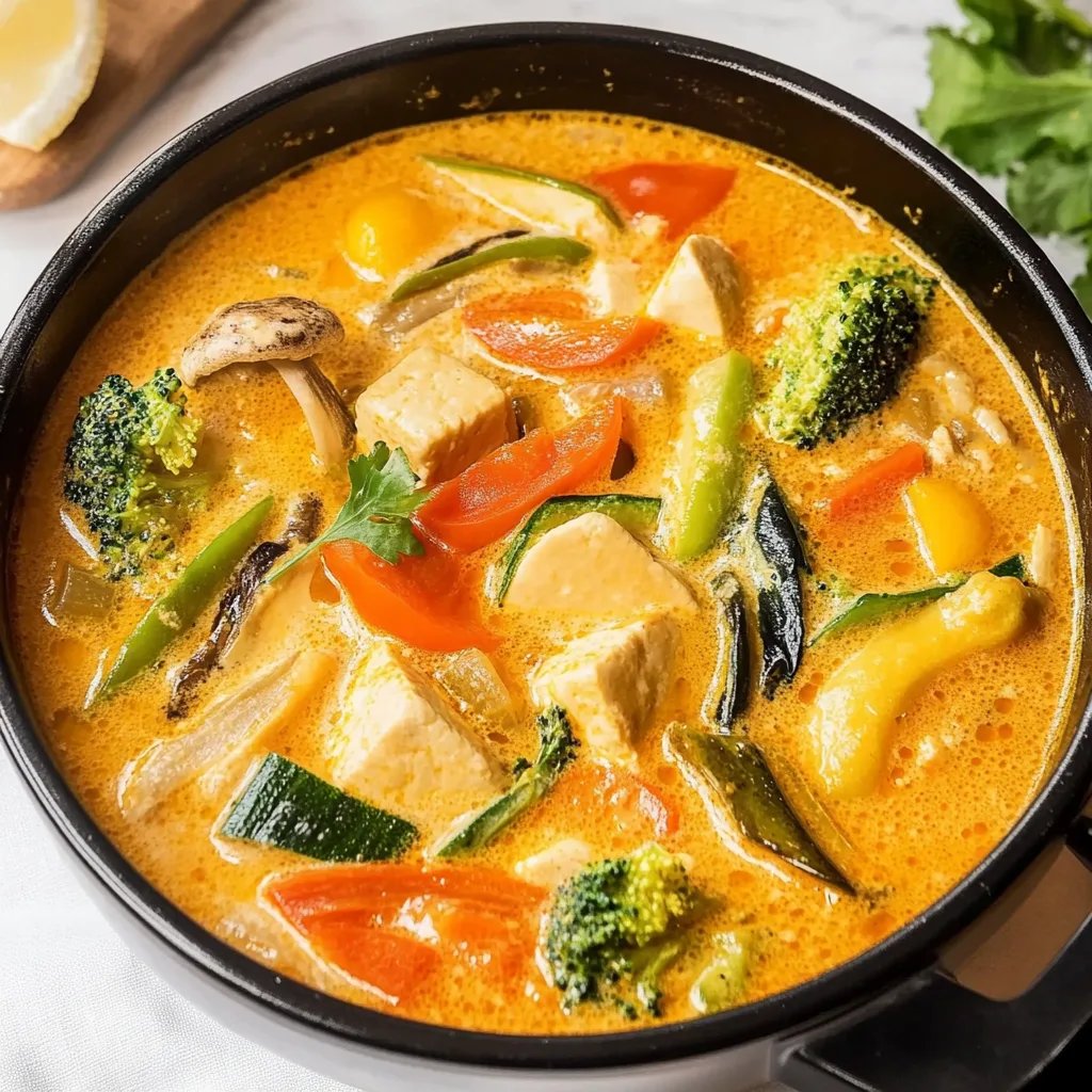 Einfaches Rotes Thai Curry mit Tofu: Ein Unglaublich Ultimatives Rezept
