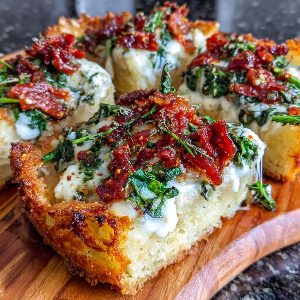 Pikante Löwenzahn-Pizza-Slices