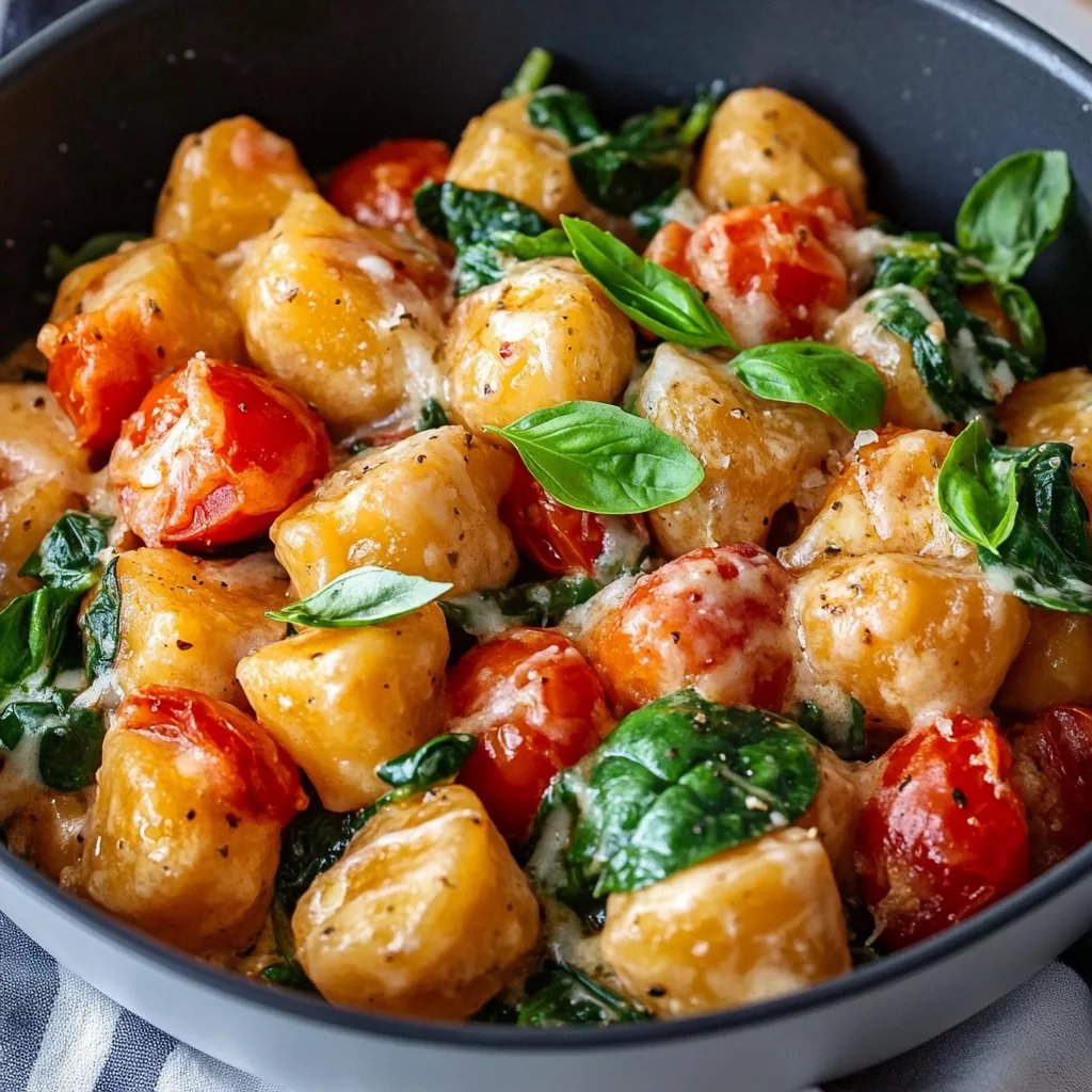 Gnocchi-Pfanne mit Tomaten und Spinat: Ein Unglaublich Einfaches Ultimatives Rezept