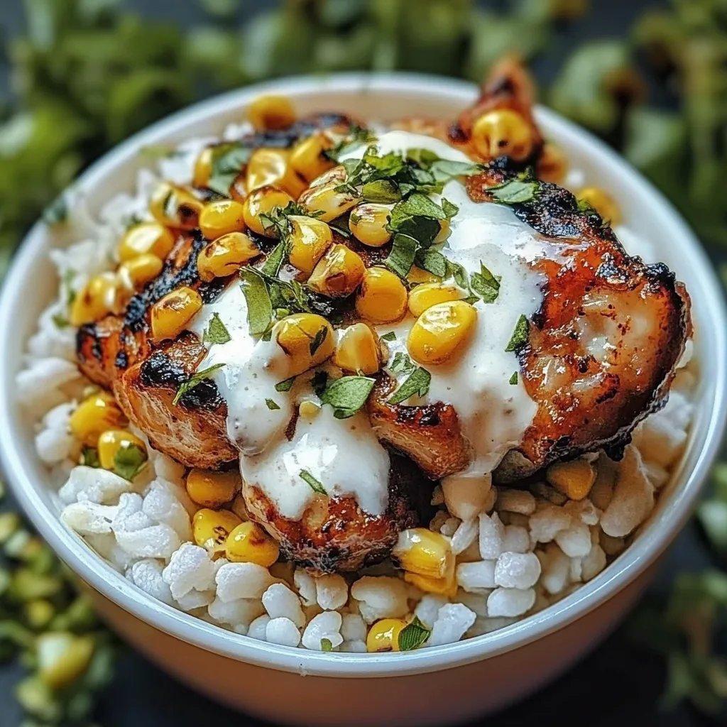 Straßenmais-Hühnchen-Reisschüssel: Ein Unglaublich Essenzielles Rezept für 4 Personen