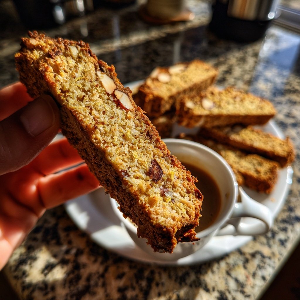 Meyer Zitronen Mandeln Biscotti