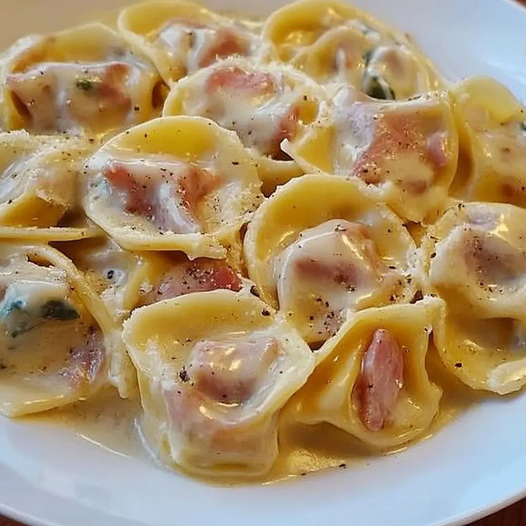 Tortellini alla Panna in hausgemachter Schinken-Sahnesauce: Ein Unglaubliches Ultimatives Rezept