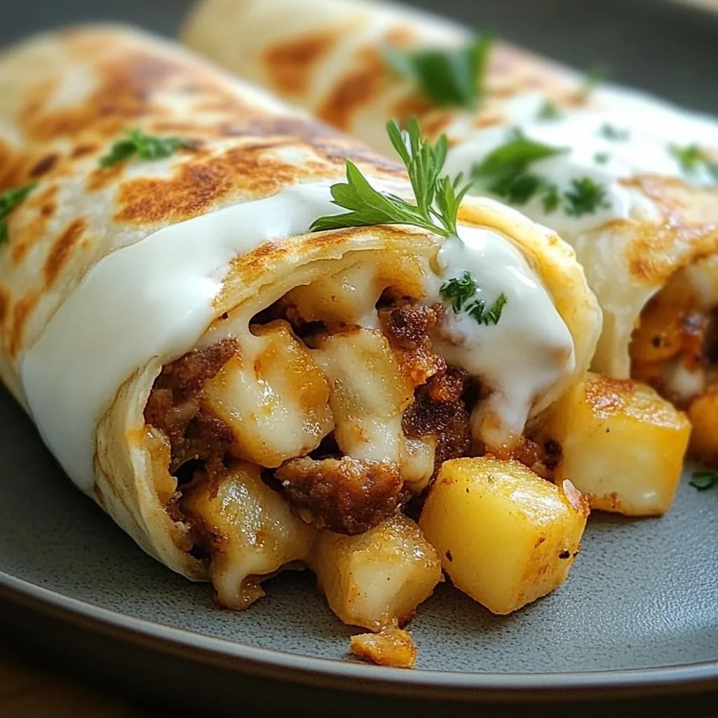 Käsige Kartoffel-Burritos: Unglaublich Ultimatives Rezept für 5 Personen