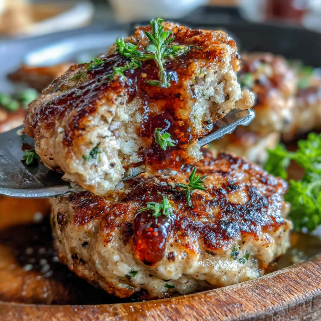 Zitronenpfeffer Putenburger Patties