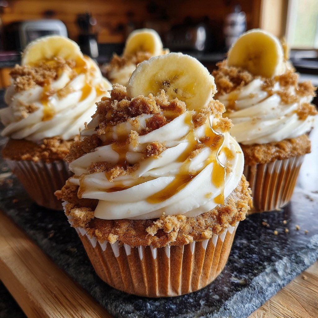 Bananen Creme Pie Cupcakes