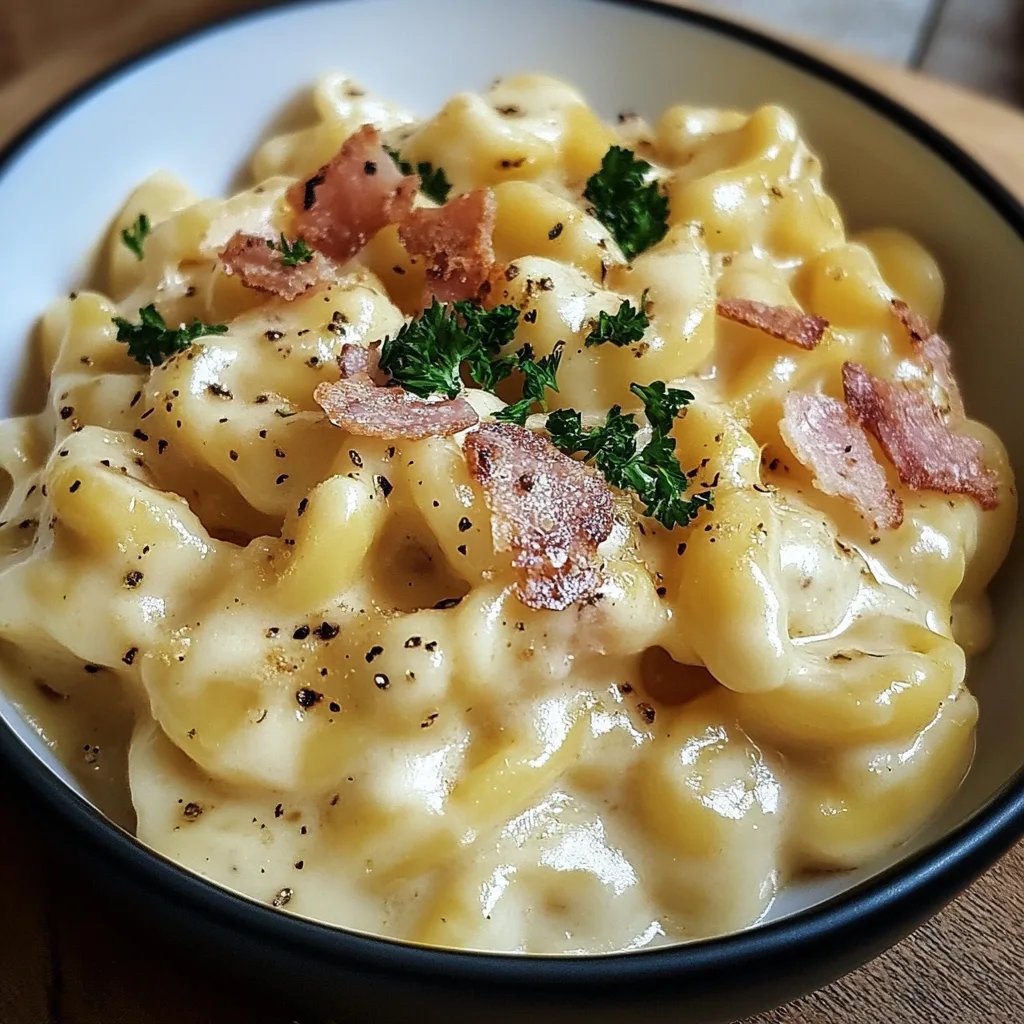 Käse-Schinken-Sahne Spätzle