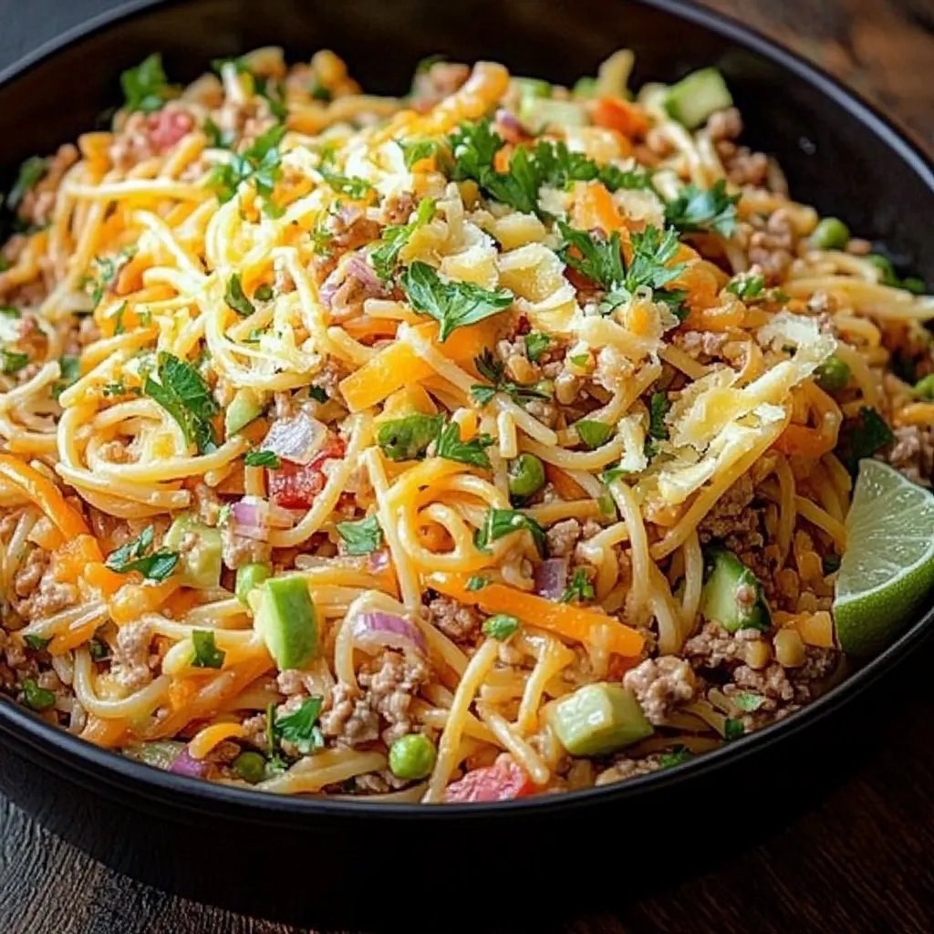 Limetten-Crunch-Nudelsalat: Ein Unglaubliches Ultimatives Rezept für 5 Personen