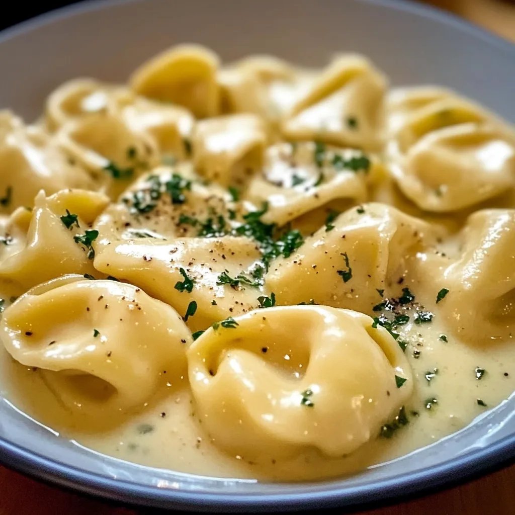 Tortellini-Auflauf mit Käsesoße