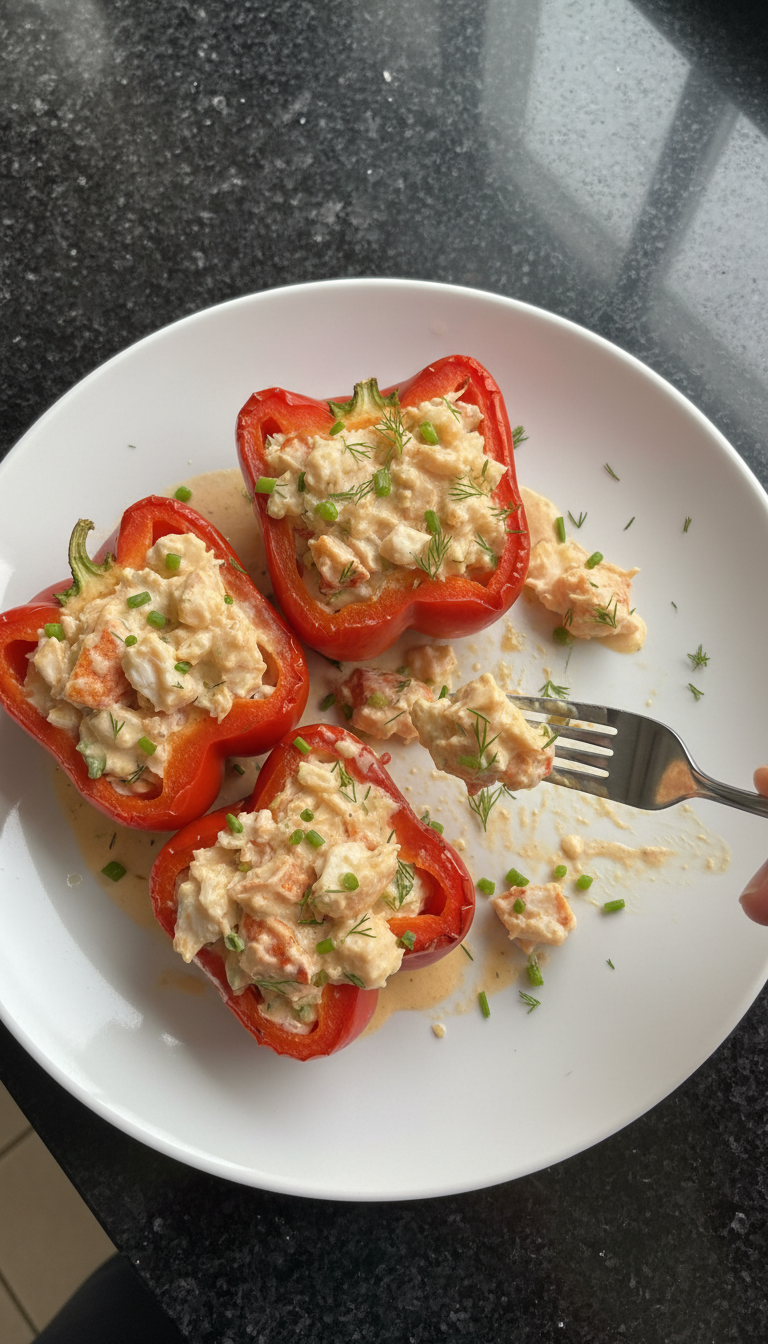 Cremig Gefüllte Hummer Paprika​