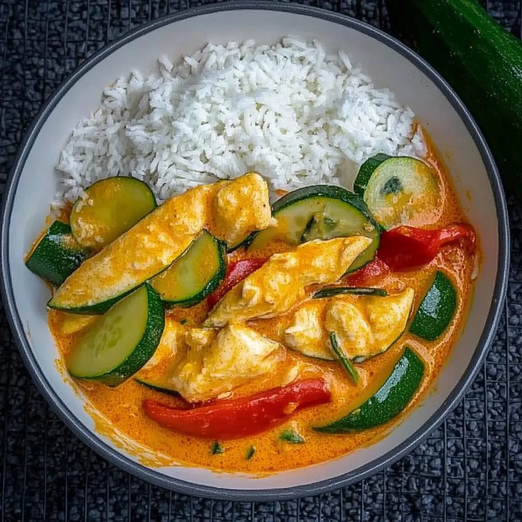 Unglaubliches Ultimatives Rezept für Paprika, Zucchini und Sahnehähnchen