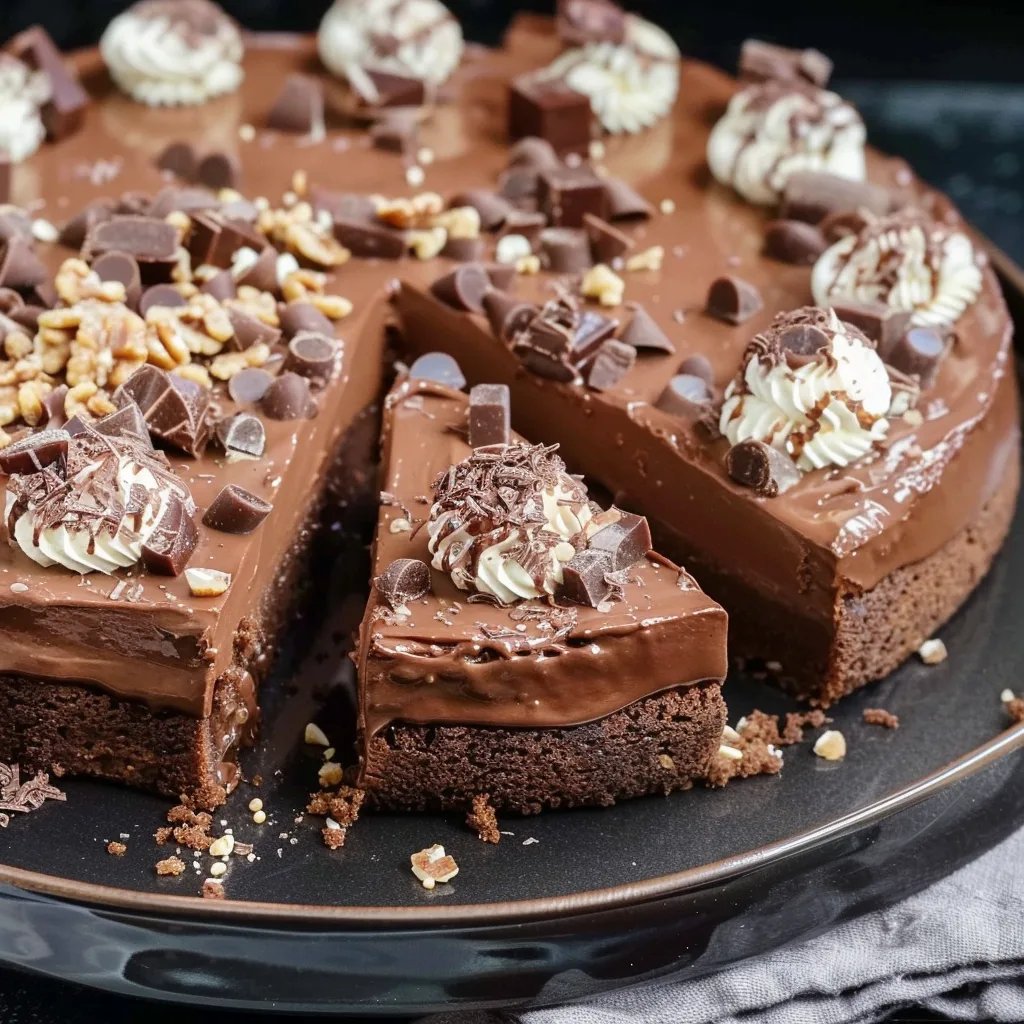 Heißer Schokoladen-Käsekuchen