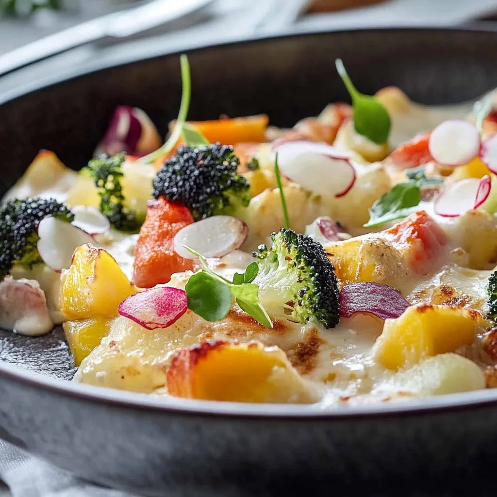 Bunter Gemüseauflauf