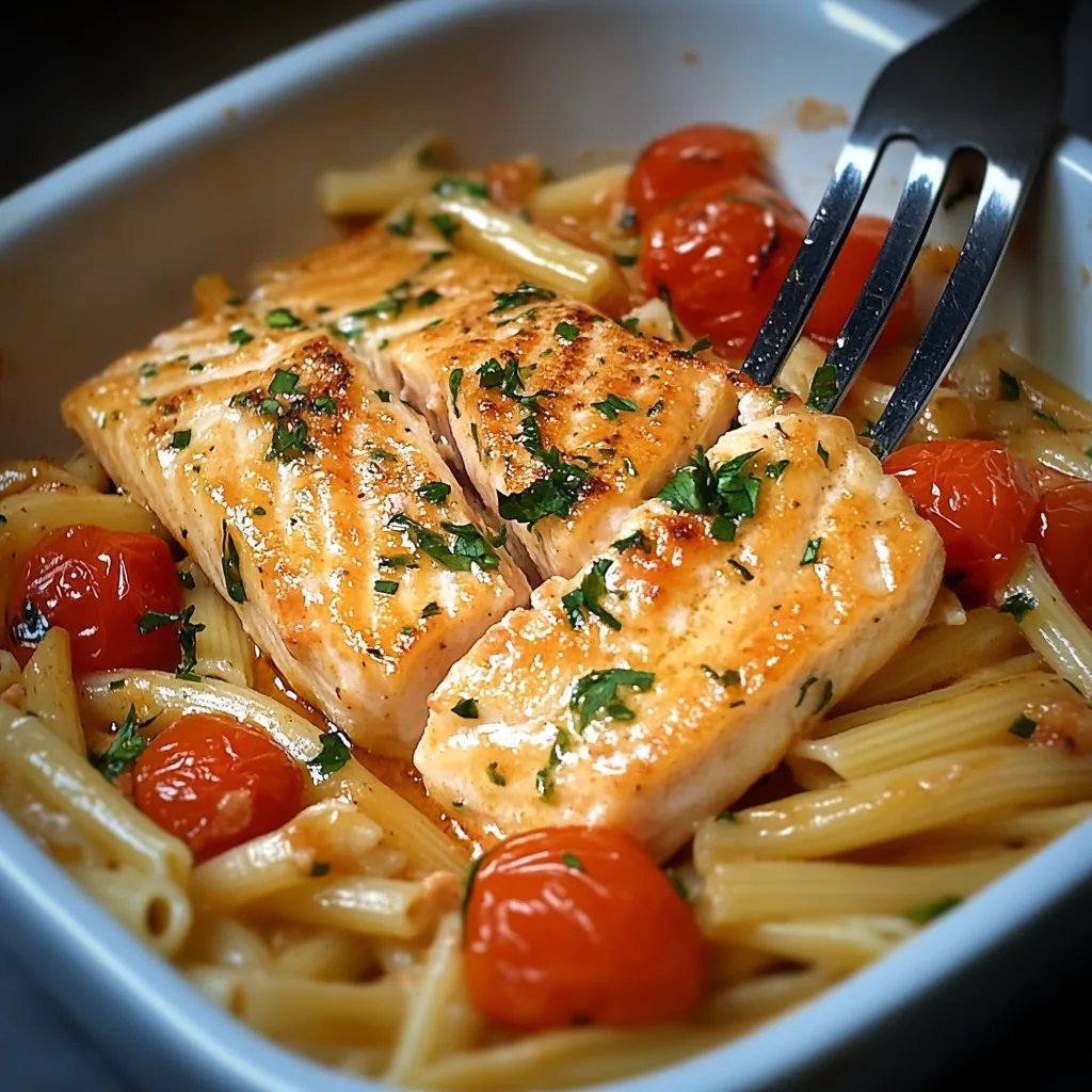 Ofen gebackene Lachs-Pasta mit Tomaten: Ein Unglaublich Essenzielles Rezept
