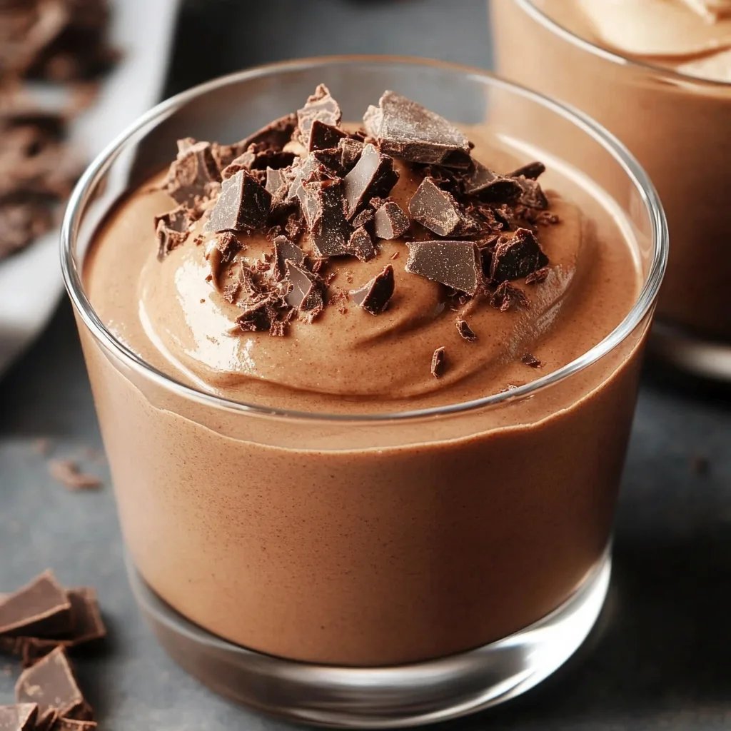 Mousse au Chocolat ohne Ei
