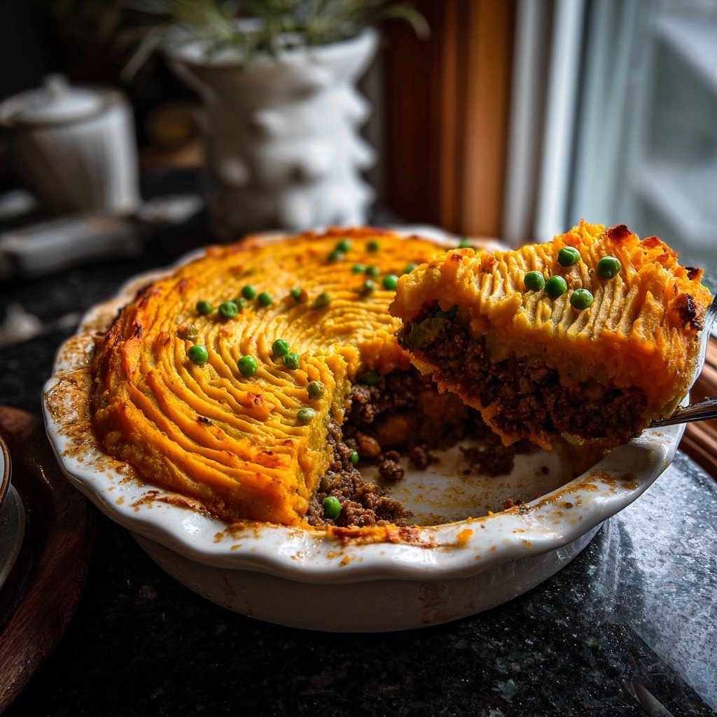 Shepherd's Pie mit Süßkartoffeln