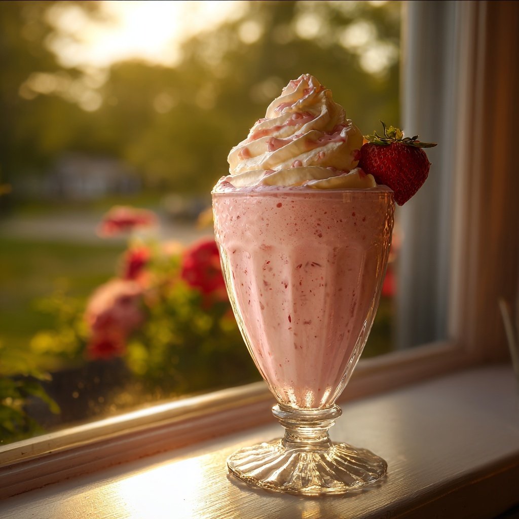 Ultimativer Erdbeermilchshake