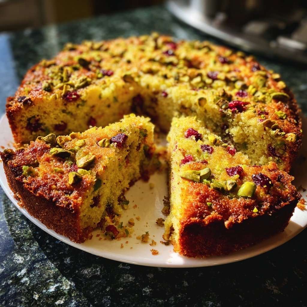 Galentine’s Pistazien Beeren Kuchen