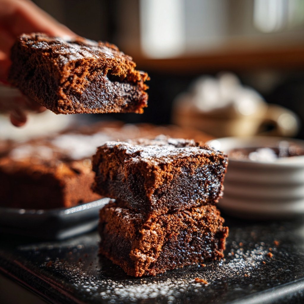 Zimt Topfen Brownies