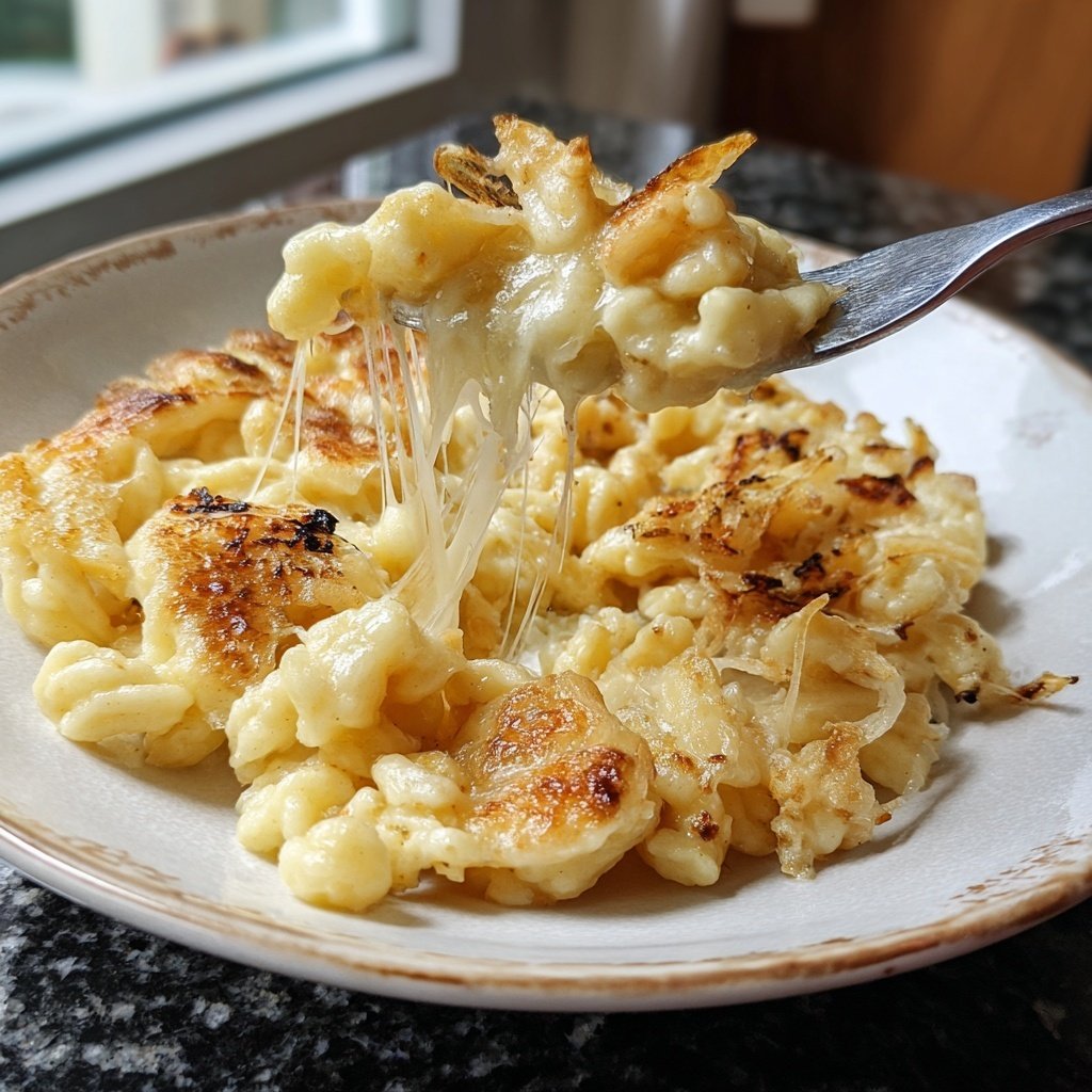 Glutenfreie Käsespätzle mit Buchweizenmehl