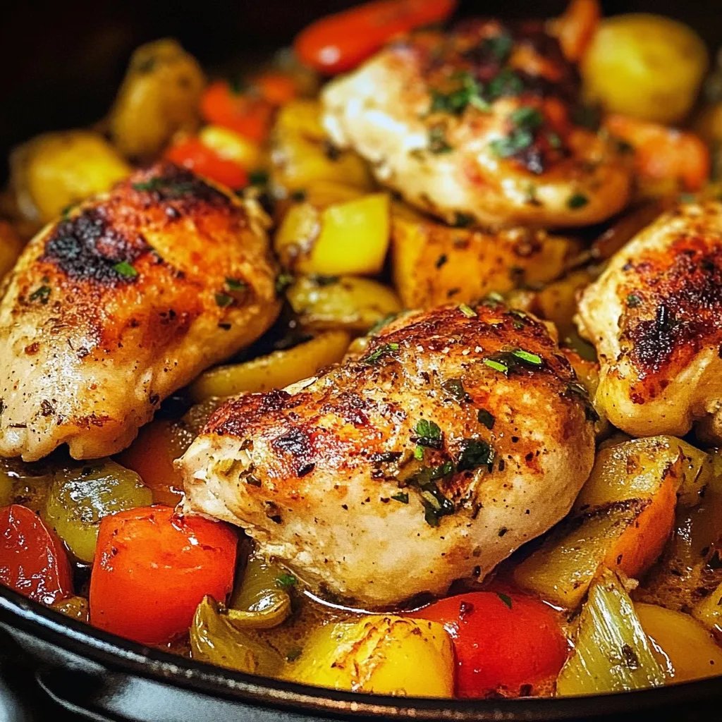 Hähnchen mit Ofengemüse: Ein Unglaubliches Ultimatives Rezept für 4 Personen