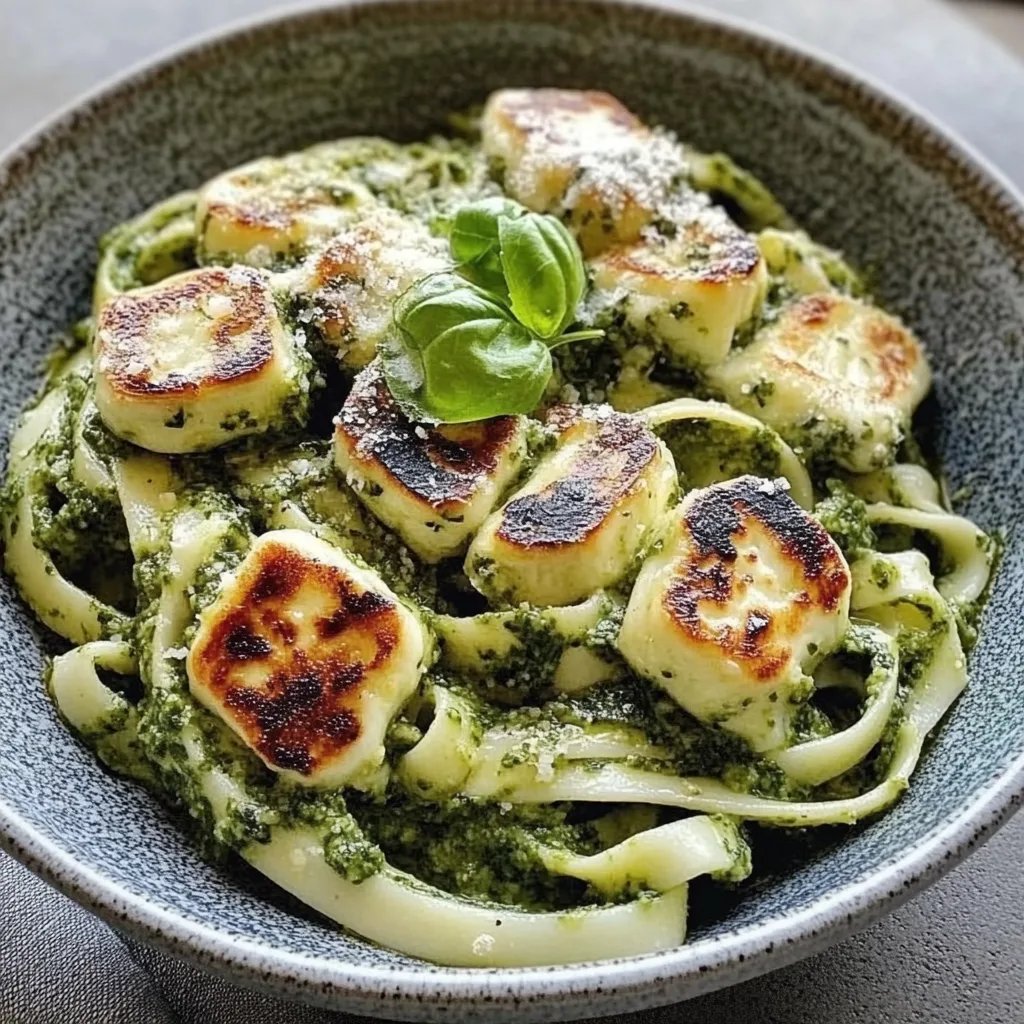 Halloumi mit Zucchini-Pesto-Pasta: Ein Unglaubliches Ultimatives Rezept
